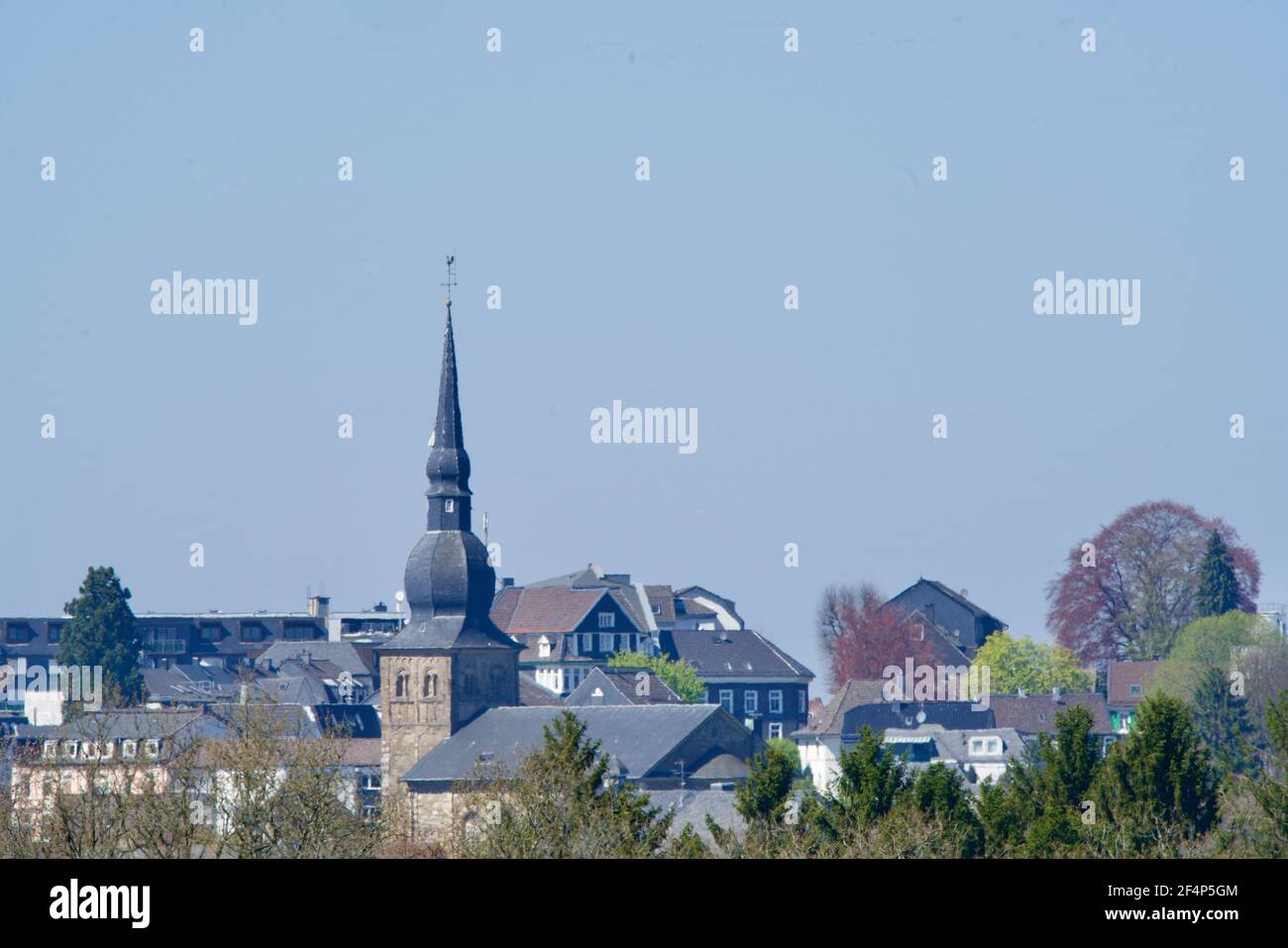 Kirchturm von Wermelskirchen Stockfoto