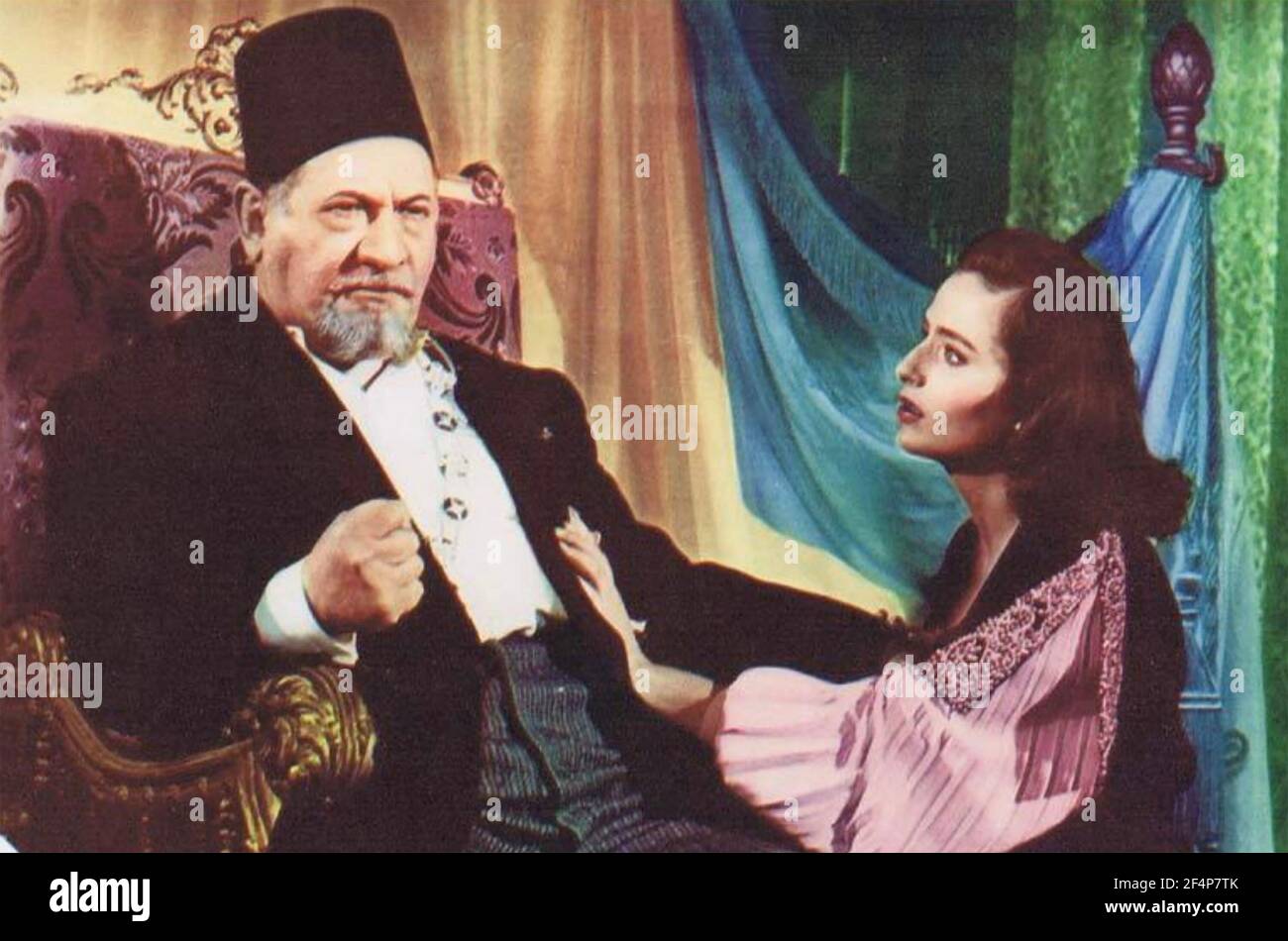 ABDULLA'S HAREM aka Abdulla der große 1955 Film mit Gregory Ratoff und Marina Berti Stockfoto