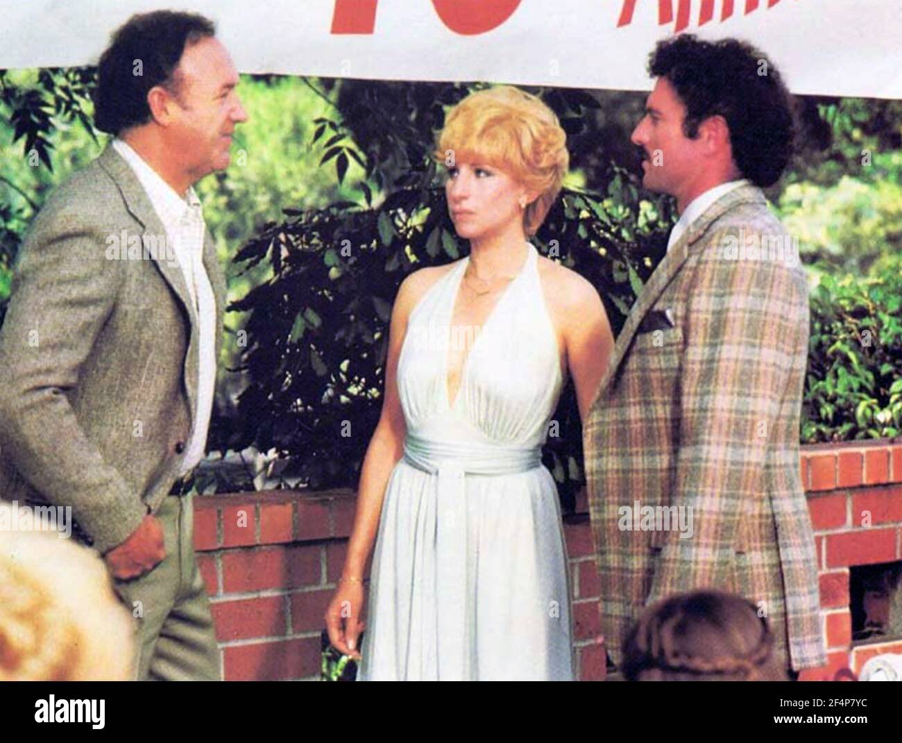 DIE GANZE NACHT LANG 1981 Universal Pictures Film mit von links: Gene Hackman, Barbra Streisand, Kevin Dobson Stockfoto