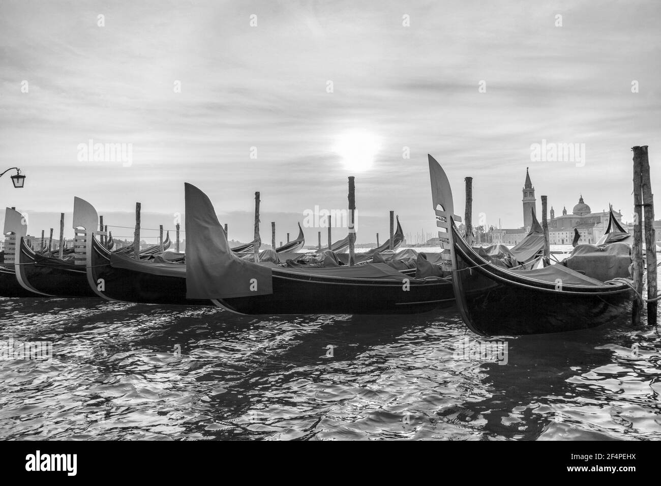 Hochwasser in Venedig, Markusplatz Stockfoto