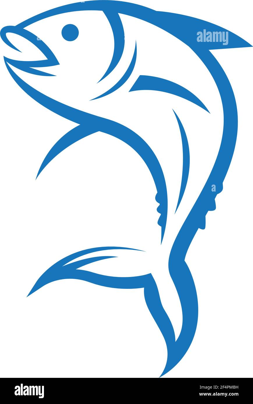 Bilder des Fish-Logos Stock Vektor