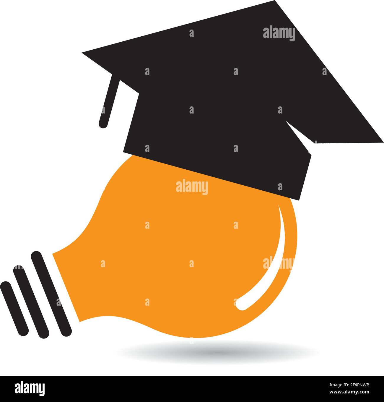 Smart-Absolventen-Logo-Bilder Stock Vektor