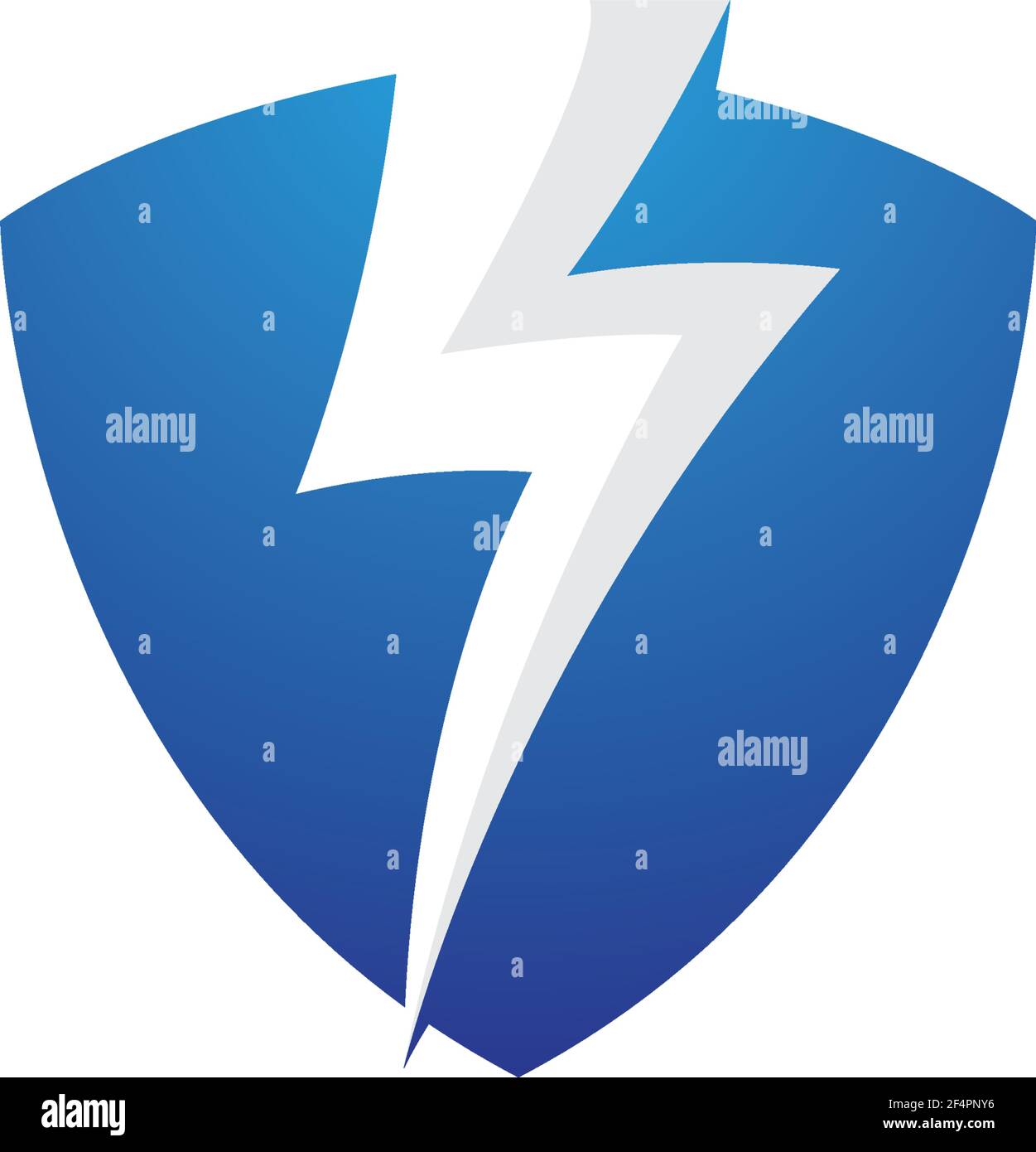 Power Secure Logo-Bilder Stock Vektor