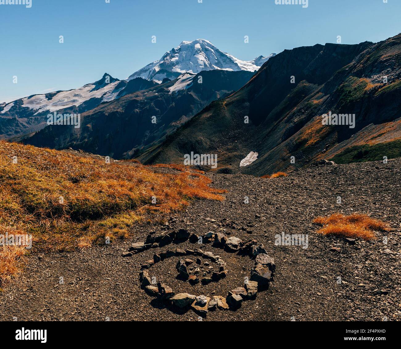 Skyline Divide - North Cascades, Washington. Stockfoto