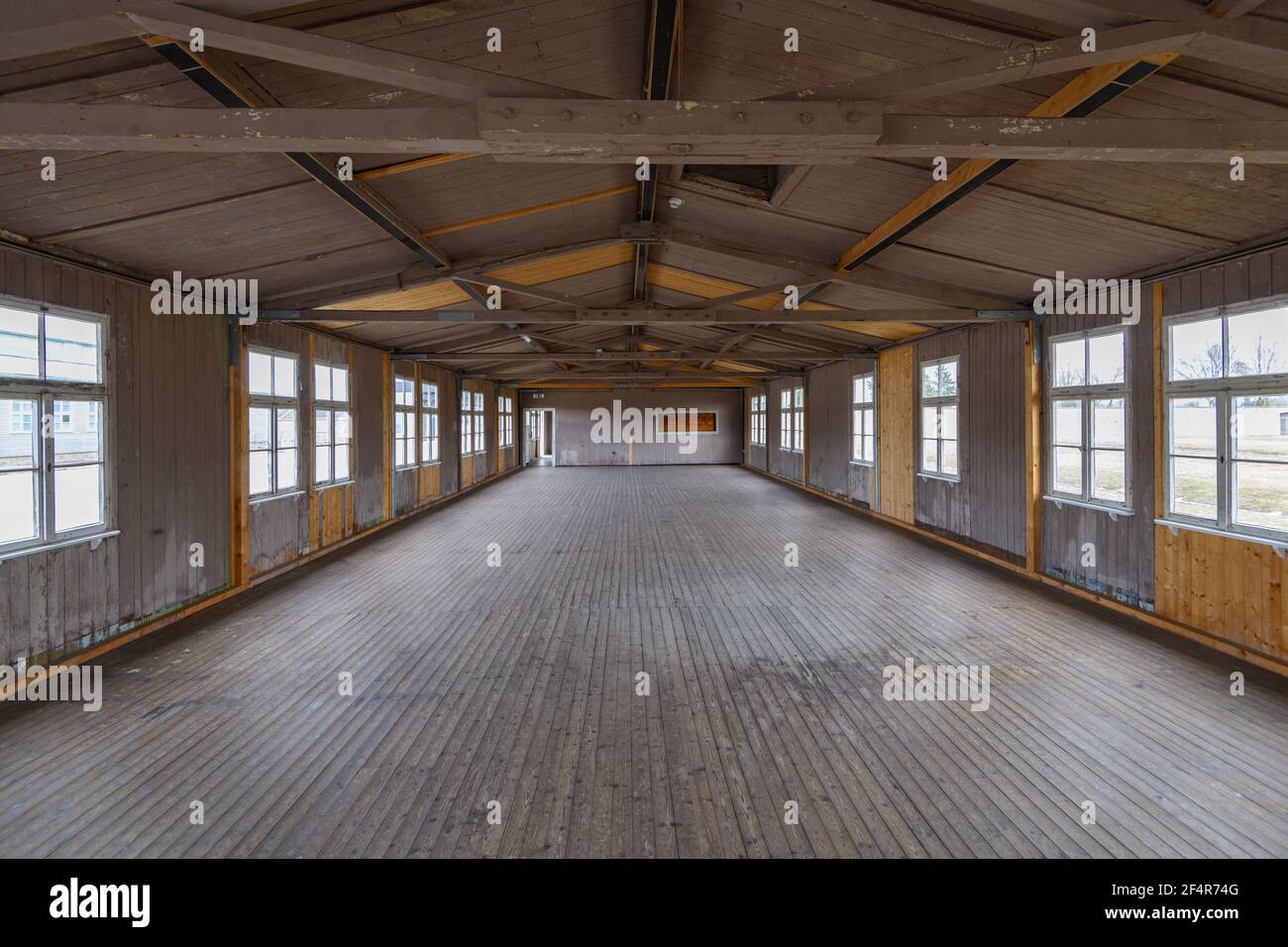 mauthausen, österreich, 26. märz 2019, KZ-Gedenkstätte mauthausen, in einer Baracke des Konzentrationslagers Stockfoto