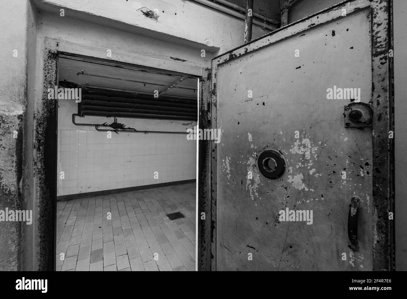 mauthausen, österreich, 26. märz 2019, KZ-Gedenkstätte mauthausen, KZ, Gaskammer Stockfoto