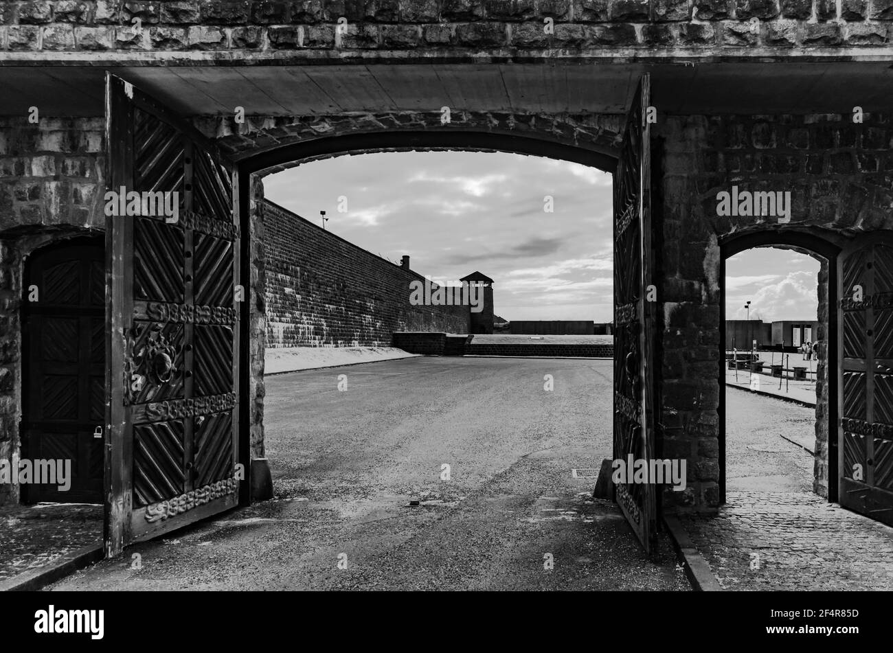 mauthausen, österreich, 26. märz 2019, KZ-Gedenkstätte mauthausen, KZ Stockfoto