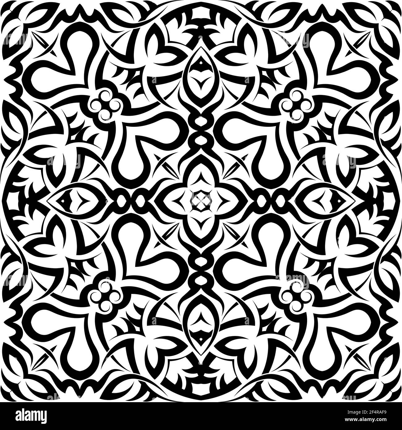 Tribal Tattoo Design Vektorgrafiken Stock Vektor