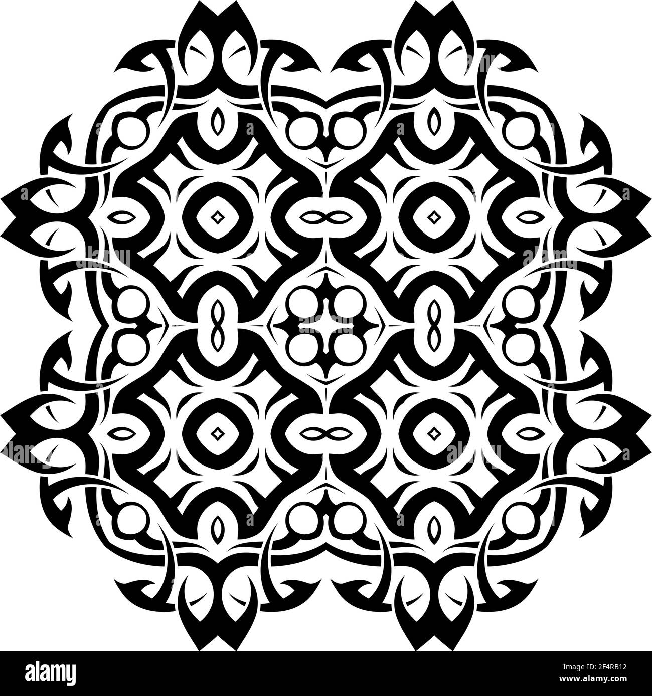 Tribal Tattoo Design Vektorgrafiken Stock Vektor