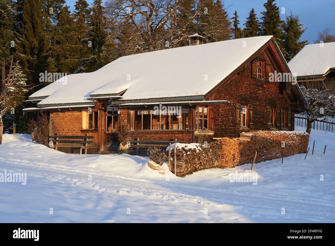 Geographie / Reisen, Österreich, Dornbirn, Ferienhäuser in Boedel, Additional-Rights-Clearance-Info-not-available Stockfoto