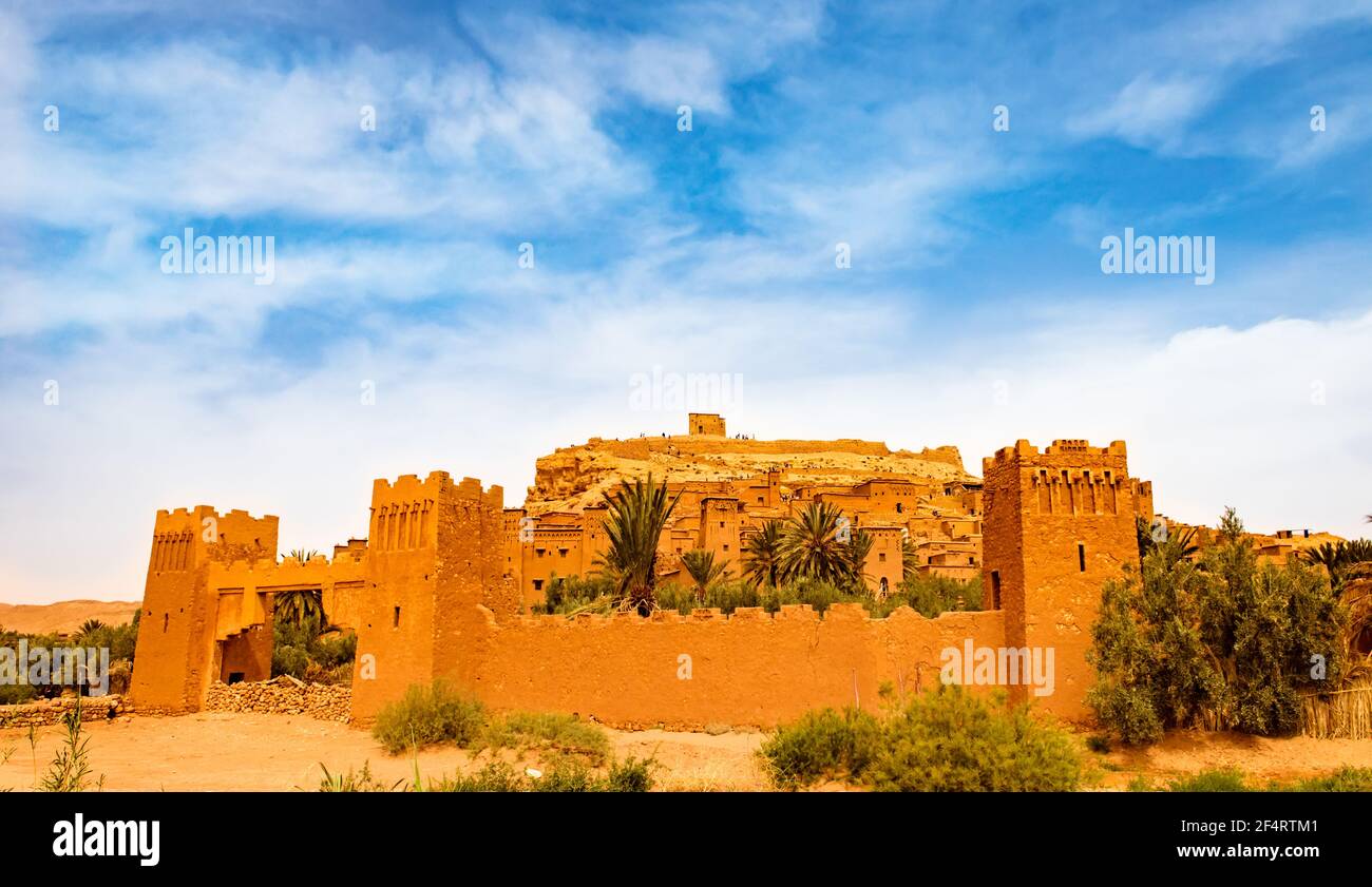 UNESCO-Weltkulturerbe Ait Ben Haddou kasbah in Marokko Stockfoto