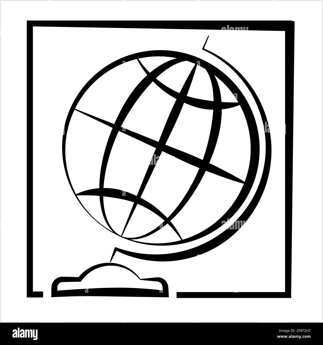 Globe Icon Design, Globe Symbol Vektor Kunst Illustration Stock Vektor