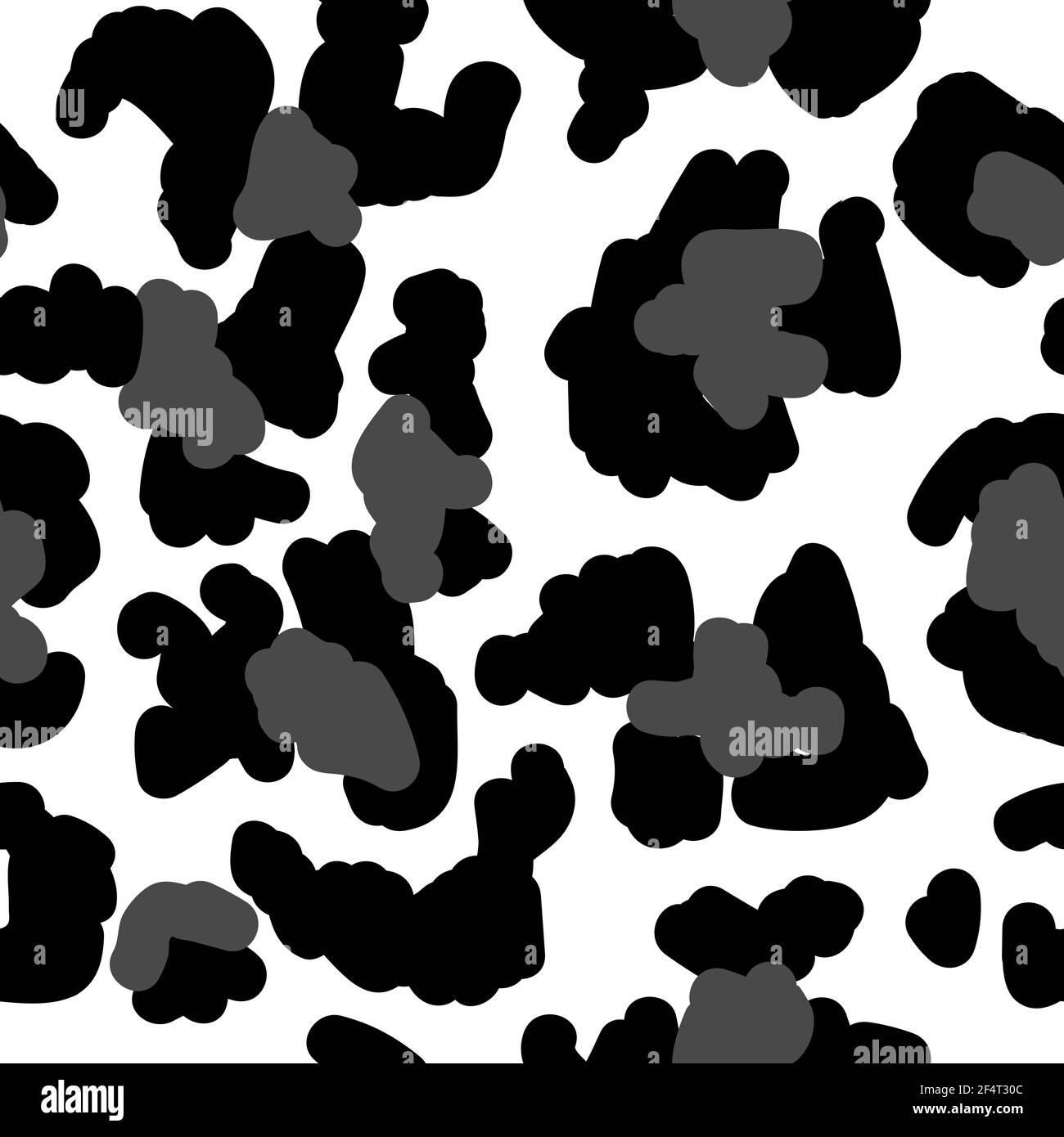 Nahtloses Muster-Muster mit Leopardenmuster und pelzigen Mäntel Stock Vektor