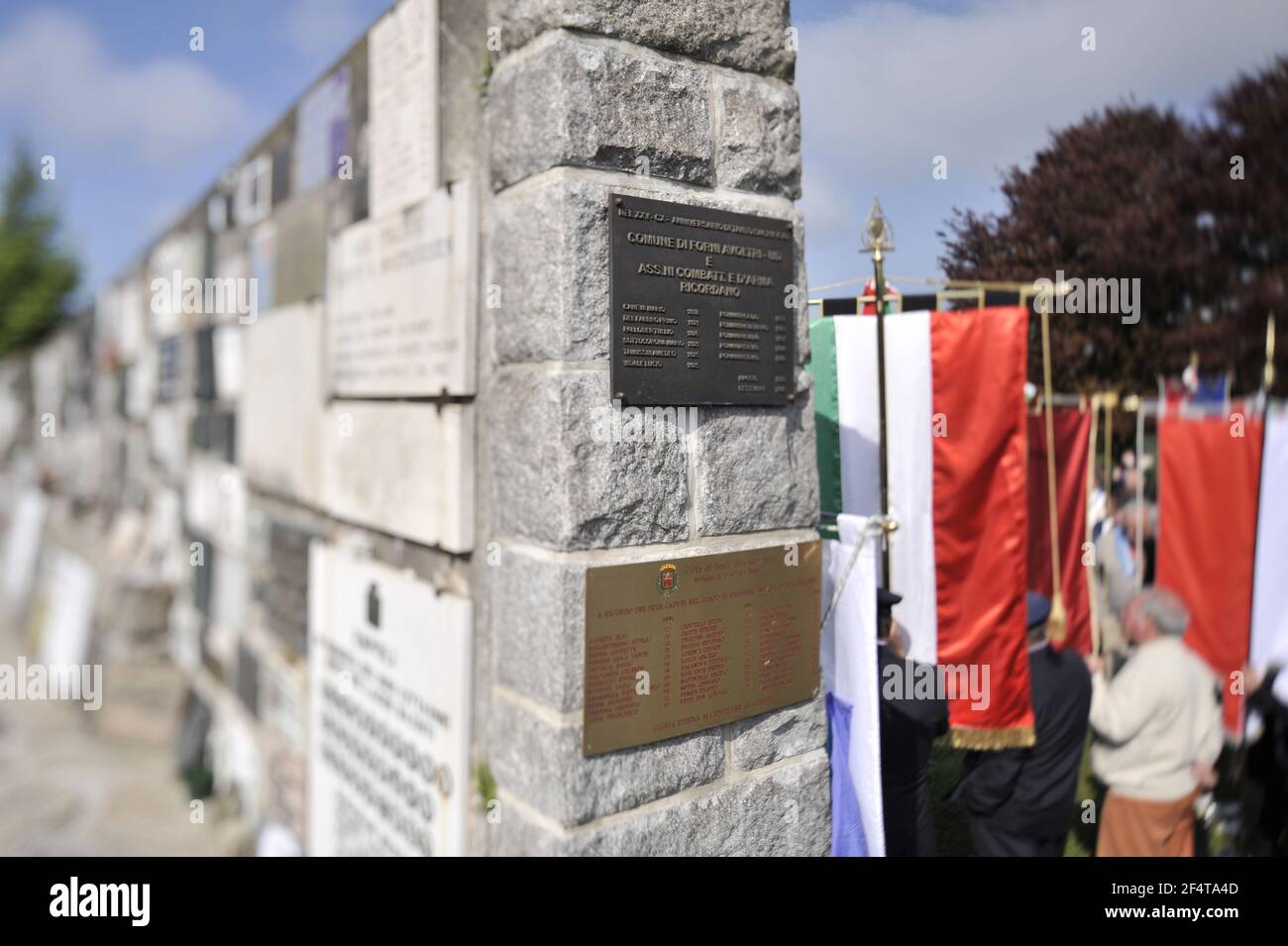 mauthausen, österreich, 09. Mai 2010, internationale Befreiungszeremonie an der KZ-Gedenkstätte mauthausen Stockfoto