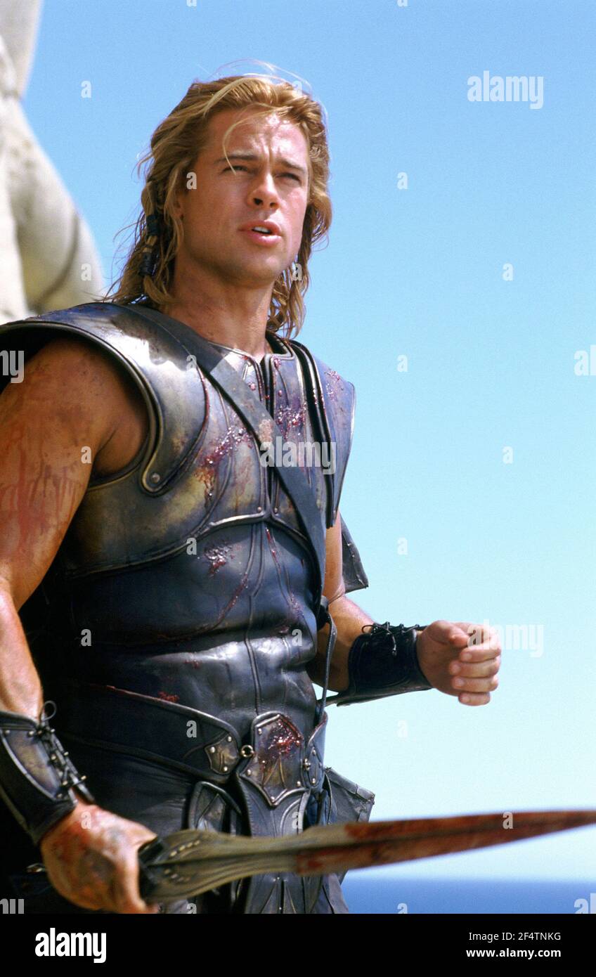 BRAD PITT in TROY (2004), Regie WOLFGANG PETERSEN. Quelle: WARNER BROS. / BAILEY, ALEX / Album Stockfoto