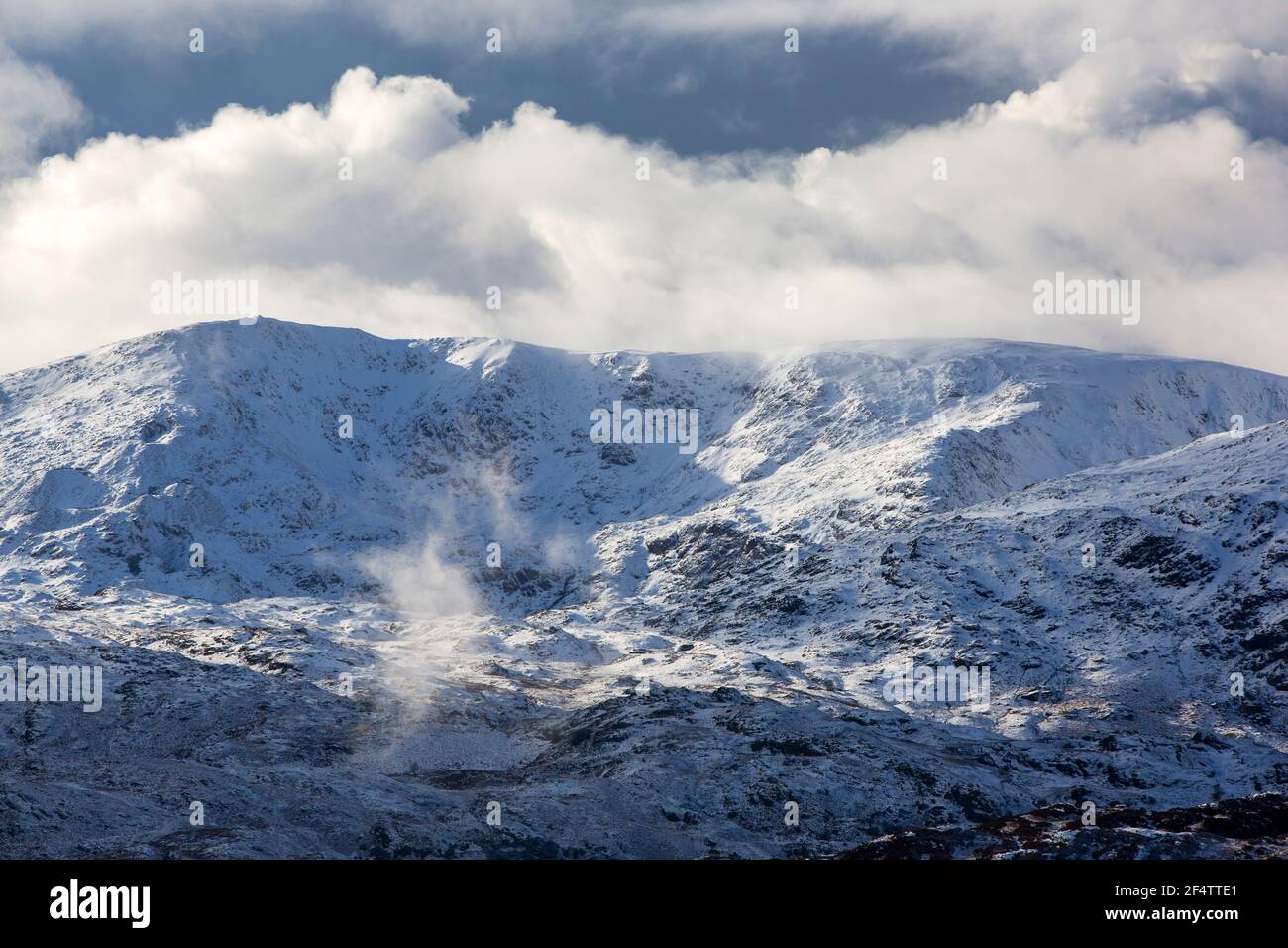 Coniston Old man aus Black Fell, Lake District, Großbritannien. Stockfoto