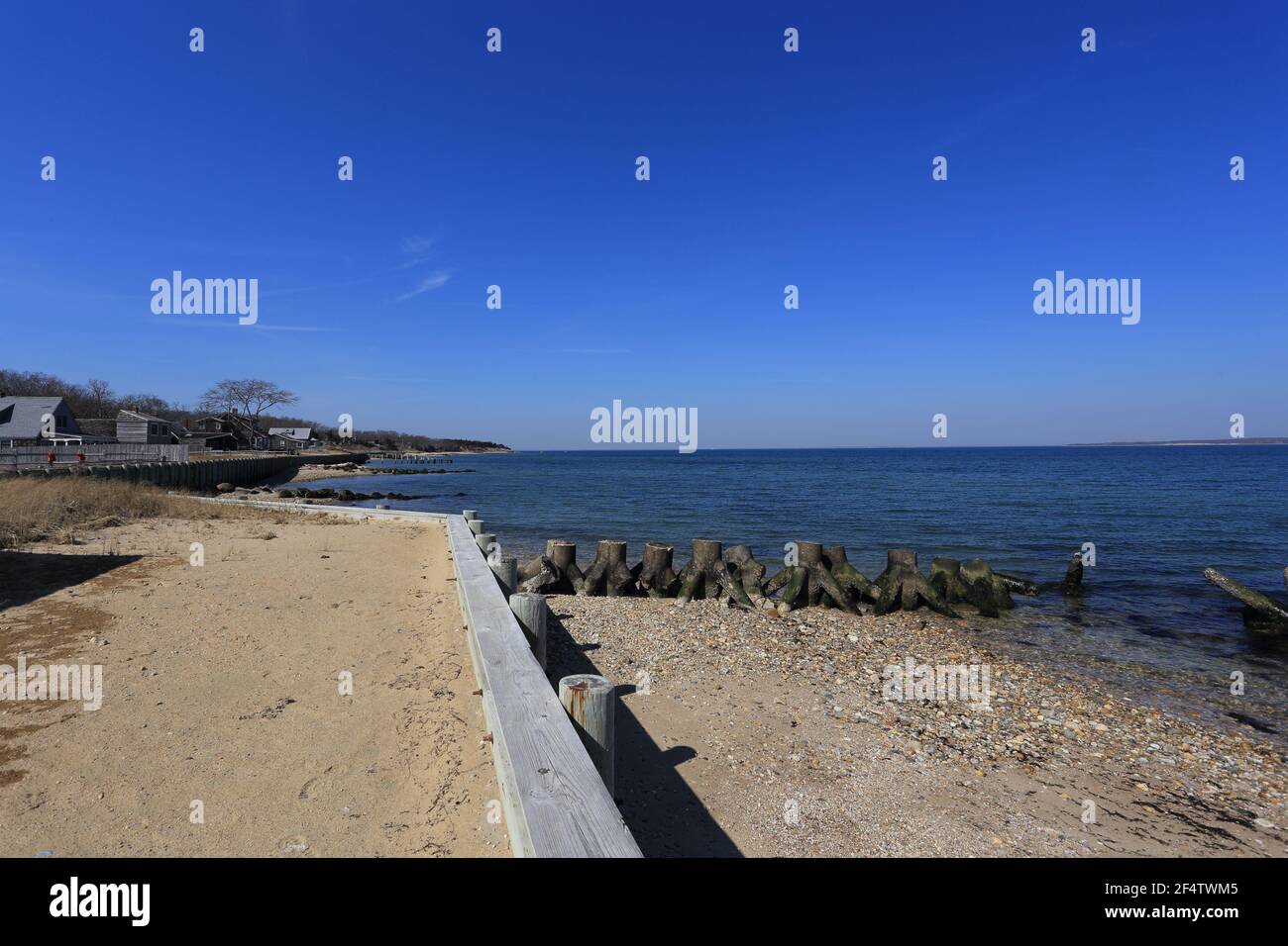 Strandhäuser Gerard Drive East Hampton Long Island New York Stockfoto