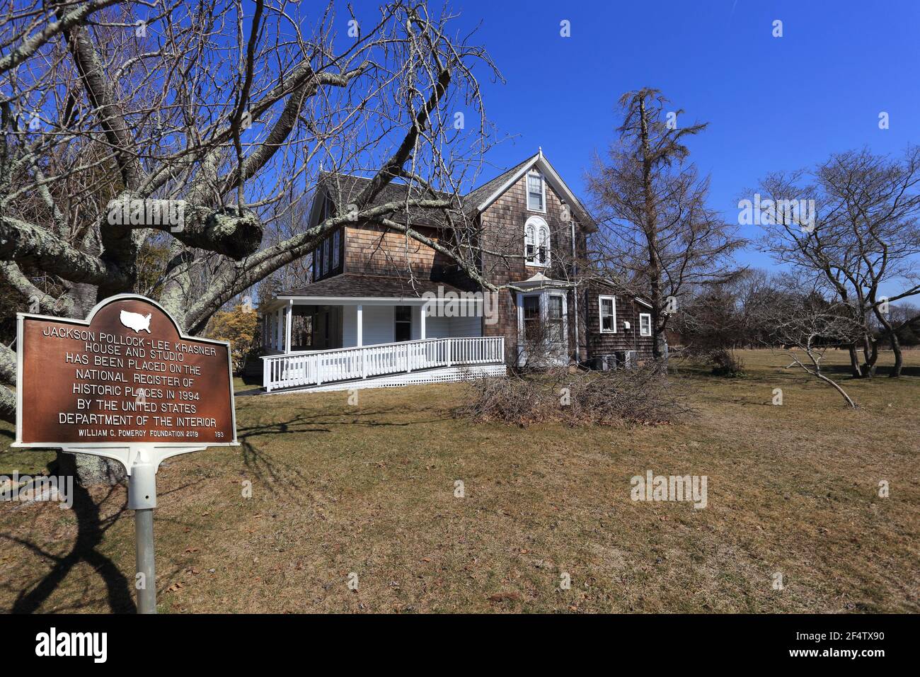 Pollock-Krasner Haus East Hampton Long Island New York Stockfoto