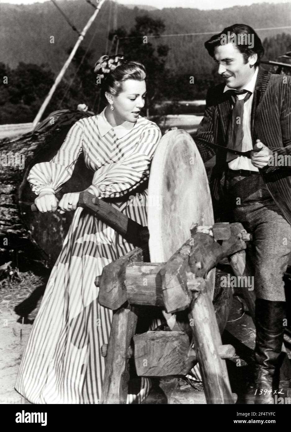 LANA TURNER und RICHARD hart in DER GRÜNEN DOLPHIN STREET (1947), Regie VICTOR SAVILLE. Kredit: M.G.M / Album Stockfoto