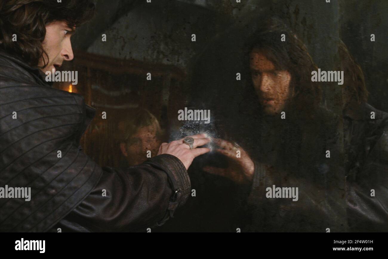 DAVID WENHAM und HUGH JACKMAN in VAN HELSING (2004), Regie STEPHEN SOMMERS. Kredit: UNIVERSAL / ILM / Album Stockfoto