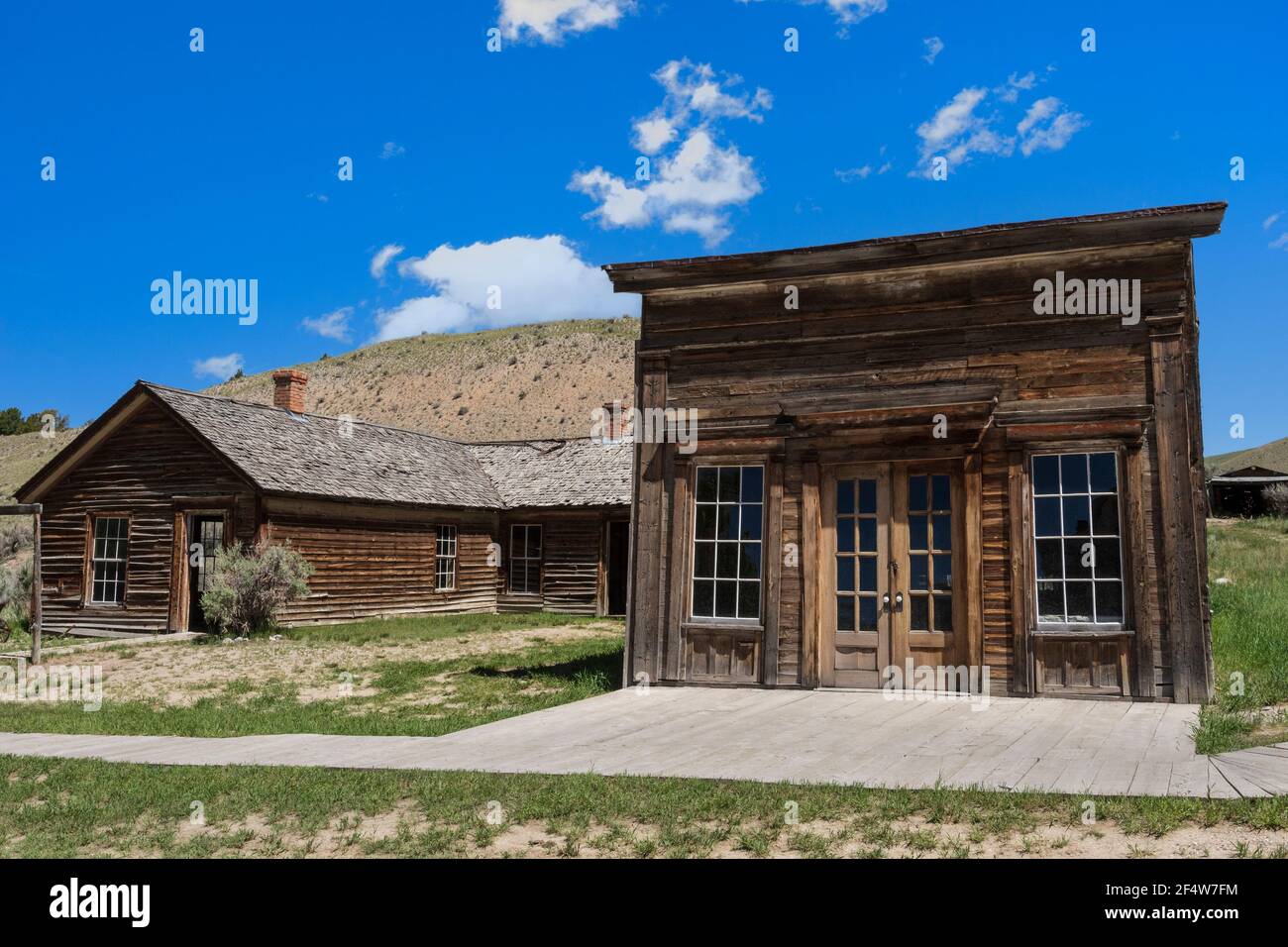 Nordamerika; Usa; Montana; Historische Stätten; Montana State Park; Bannack State Park; Geisterstadt; Bergbaucamp Stockfoto