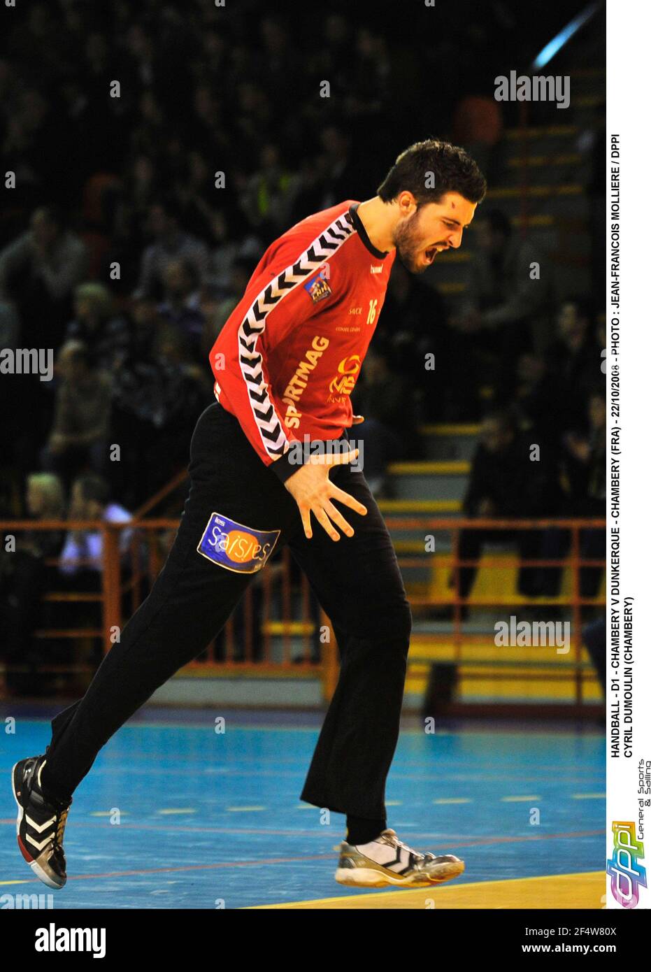 HANDBALL - D1 - CHAMBERY V DUNKERQUE - CHAMBERY (FRA) - 22/10/2008 - FOTO : JEAN-FRANCOIS MOLLIERE / DPPI CYRIL DUMOULIN (CHAMBERY) Stockfoto