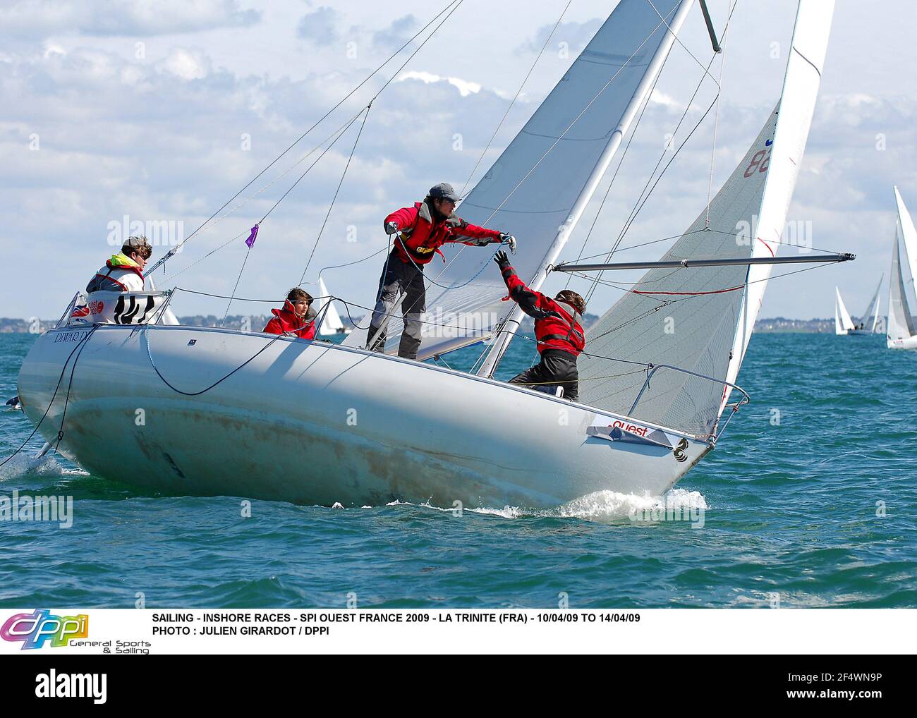 SEGELN - KÜSTENRENNEN - SPI OUEST FRANCE 2009 - LA TRINITE (FRA) - 10/04/09 BIS 14/04/09 FOTO : JULIEN GIRARDOT / DPPI Stockfoto