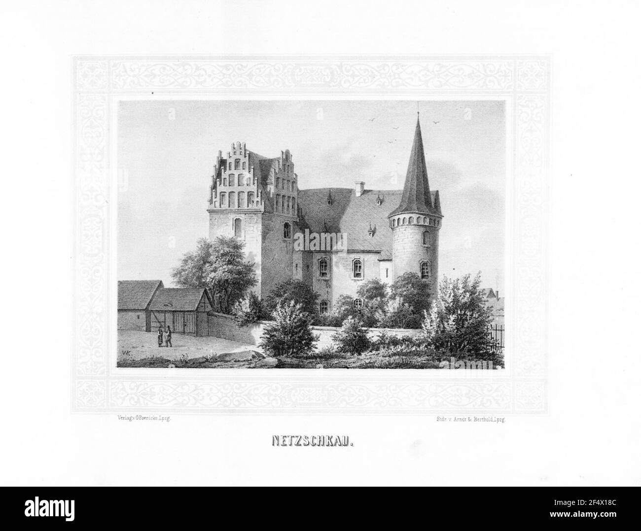 Netzschkau Stockfoto