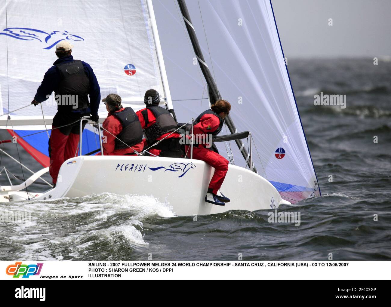 SEGELN - 2007 FULLPOWER MELGES 24 WELTMEISTERSCHAFT - SANTA CRUZ , CALIFORNIA (USA) - 03 BIS 12/05/2007 FOTO : SHARON GRÜN / KOS / DPPI ILLUSTRATION Stockfoto