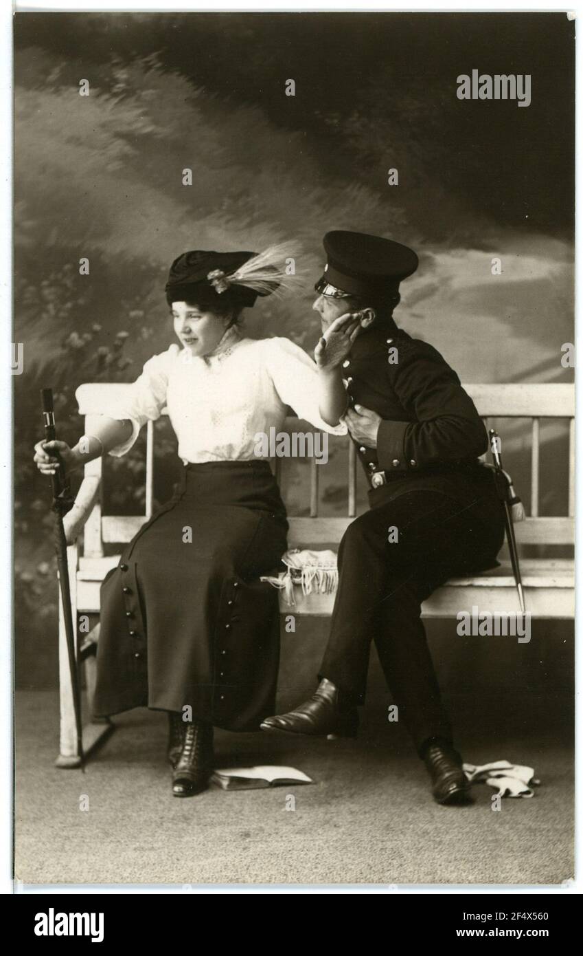 Pioniere im Park Meißen. Pioniere im Park Stockfoto