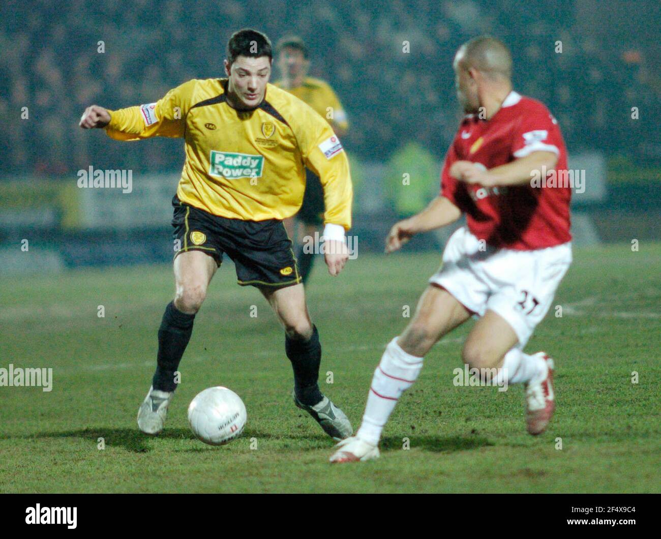 FA CUP 3RD RUNDE BURTON ALBION V MAN UTD 8/1/2006 BILD DAVID ASHDOWNFA CUP Stockfoto