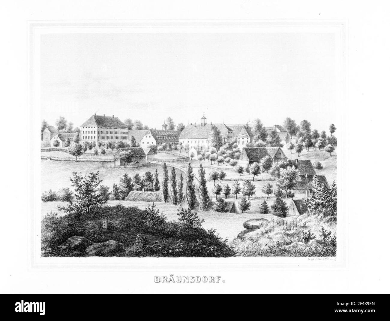 Bräunsdorf Stockfoto