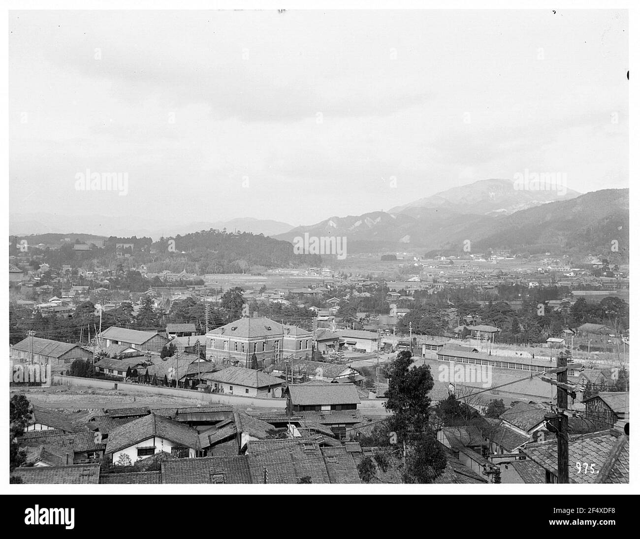 Kyoto. Bezirksansicht eines erhöhten Aussichtspunktes Stockfoto