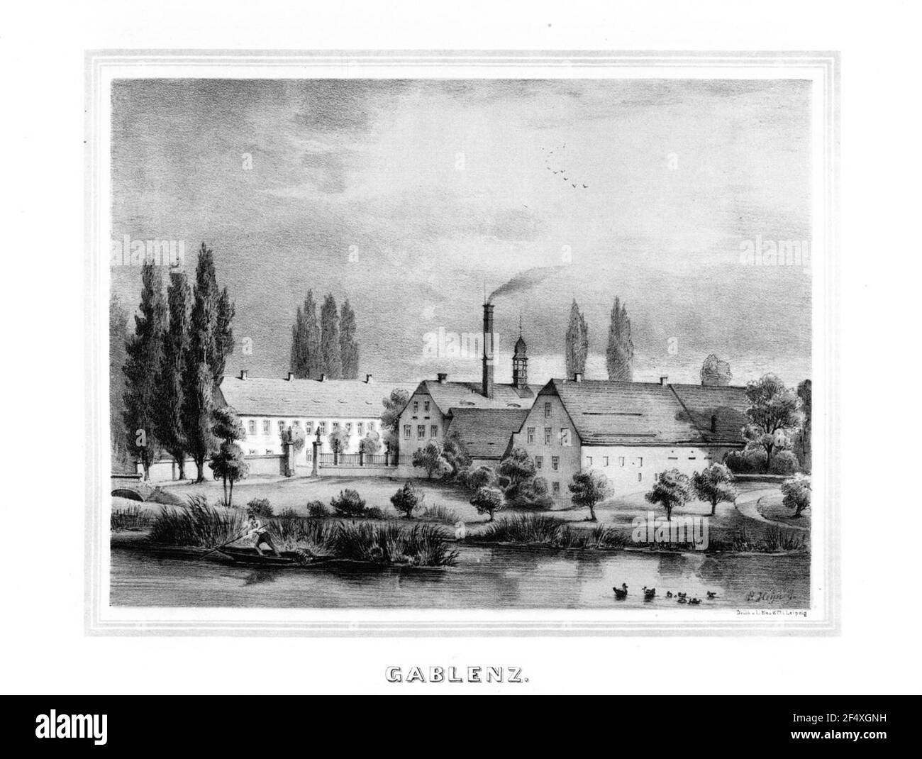 Gablenz Stockfoto