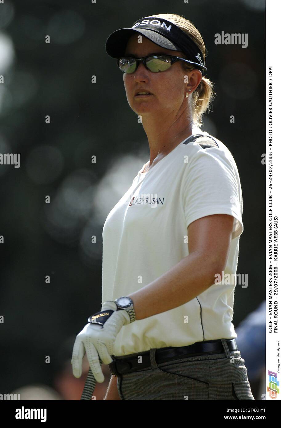 GOLF - EVIAN MASTERS 2006 - EVIAN MASTERS GOLF CLUB - 26-29/07/2006 - FOTO : OLIVIER GAUTHIER / DPPI FINALRUNDE - 29/07/2006 - KARRIERE WEBB (AUS) Stockfoto