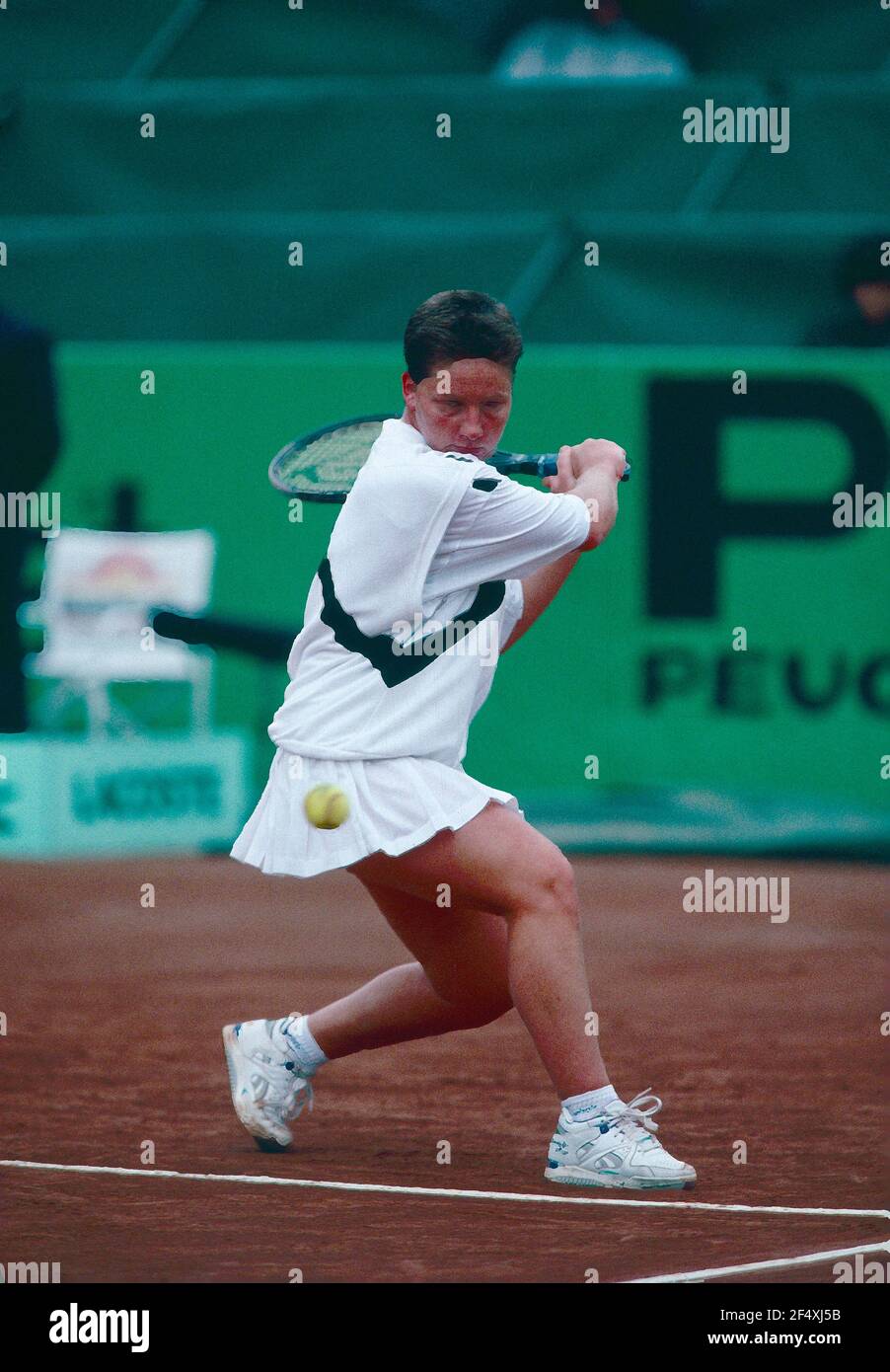Lettische Tennisspielerin Larisa Savchenko Neiland, 1990s Stockfoto