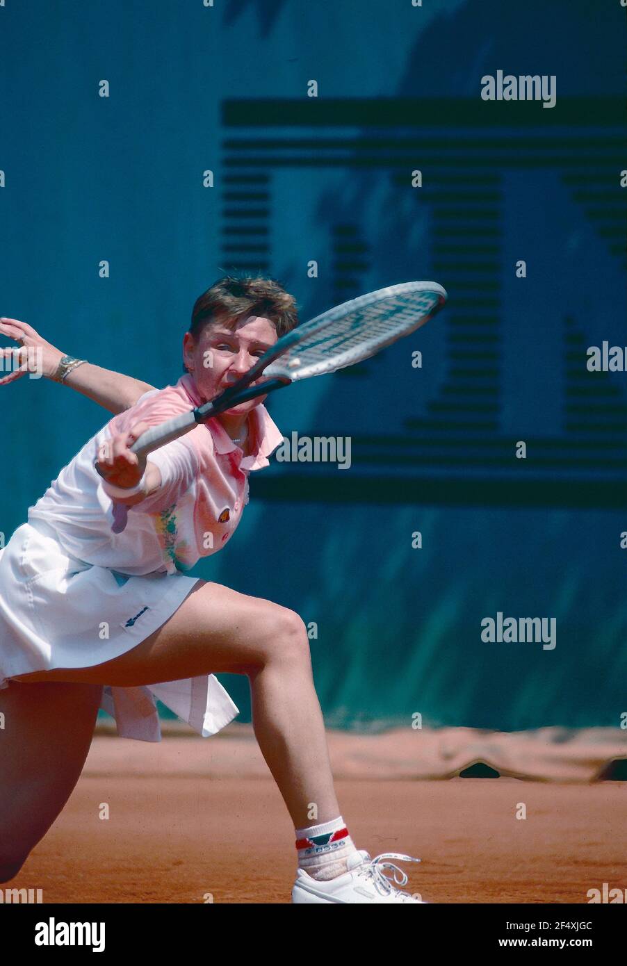 Lettische Tennisspielerin Larisa Savchenko Neiland, Baccara 1990s Stockfoto