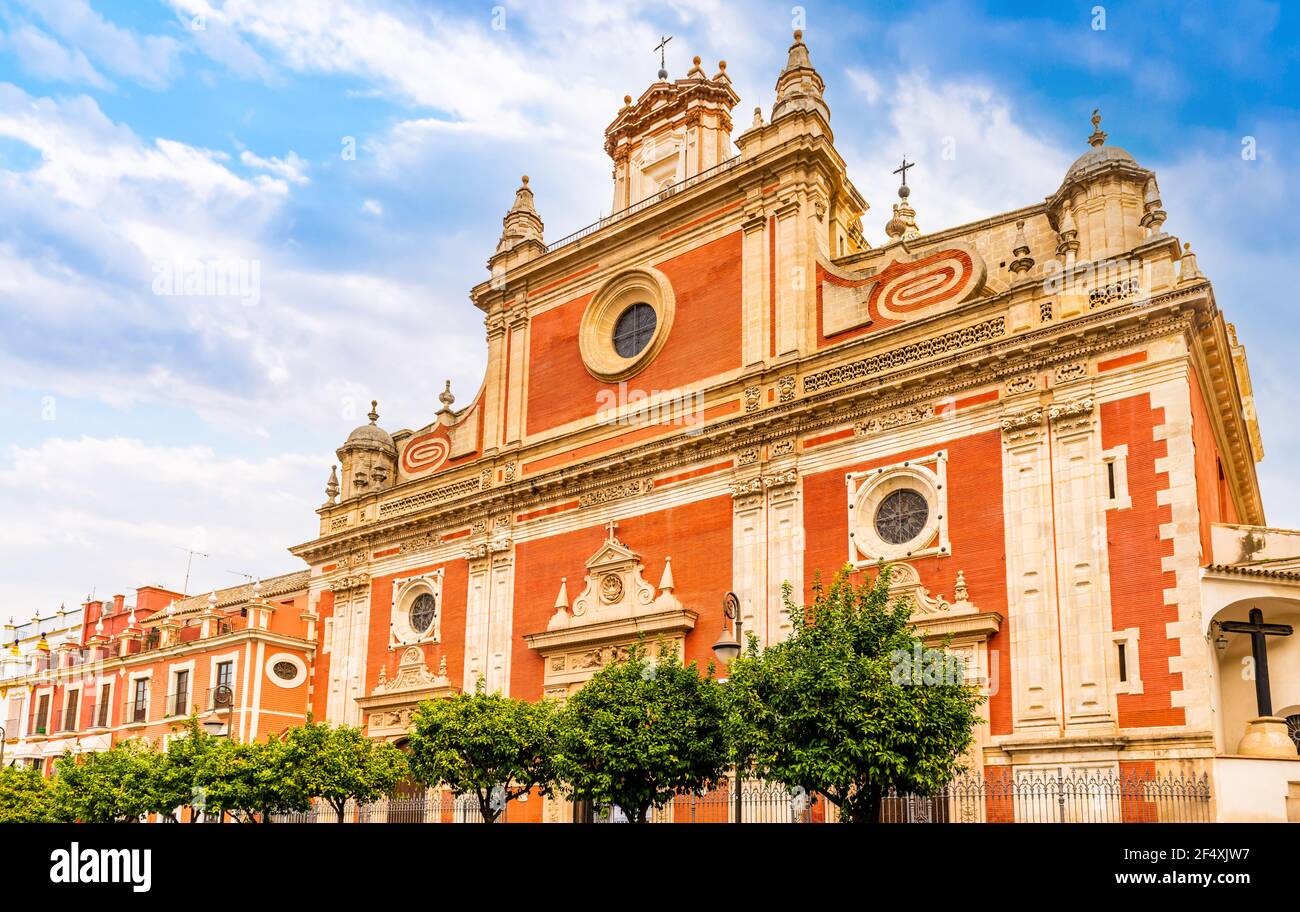 Kirche des Erlösers in Sevilla, Andalusien, Spanien Stockfoto