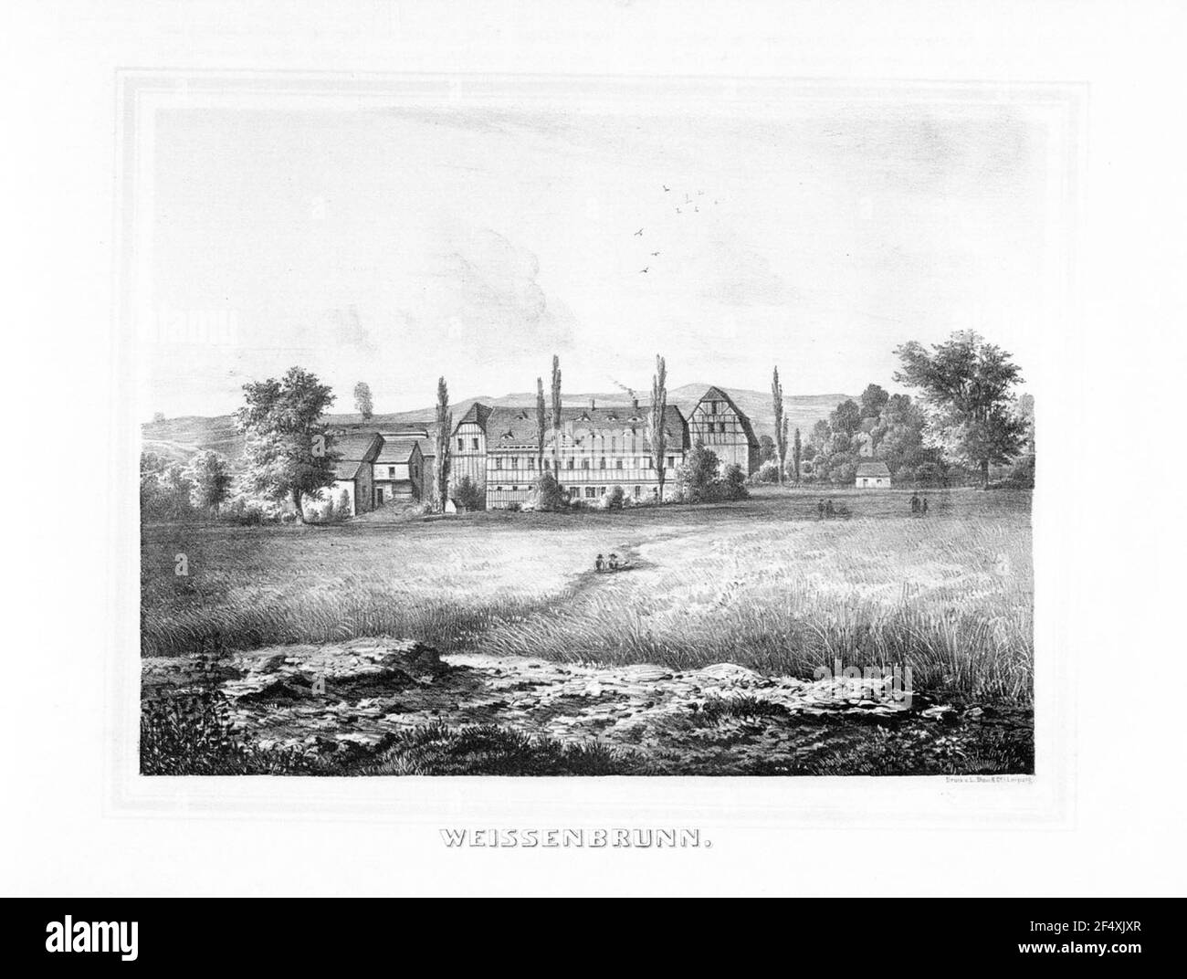 Weissenbrunn Stockfoto