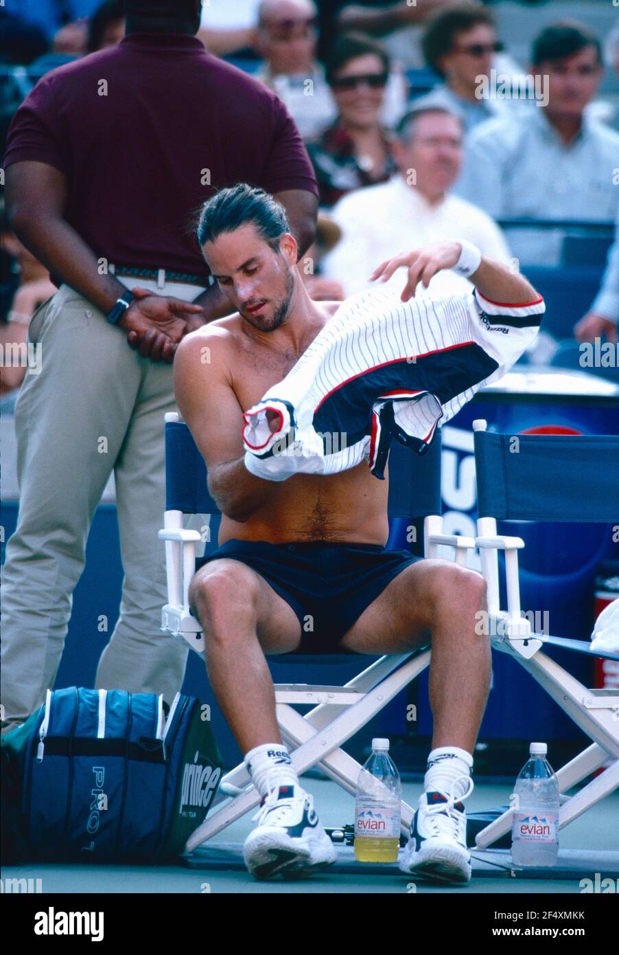 Australischer Tennisspieler Pat Rafter, US Open 1998 Stockfoto