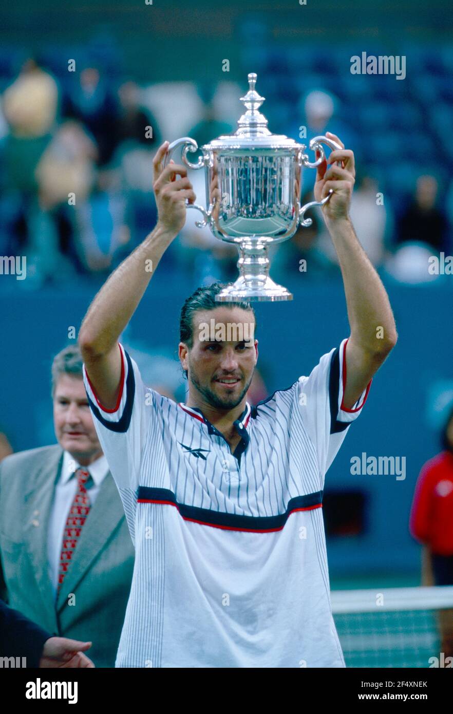 Australischer Tennisspieler Pat Rafter, US Open 1998 Stockfoto