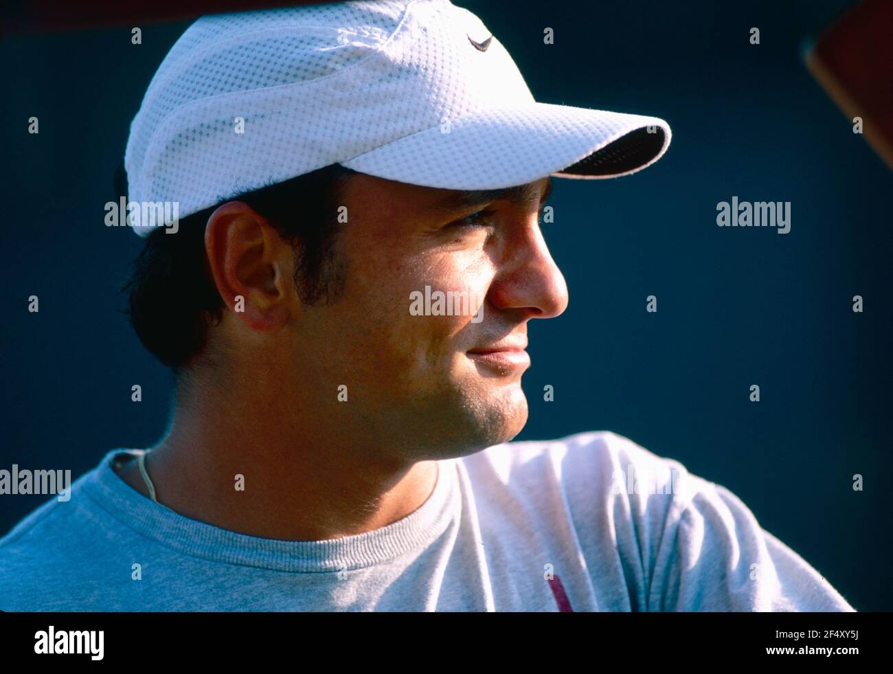 Rumänischer australischer Tennisspieler Andrew Ilie, 1990s Stockfoto