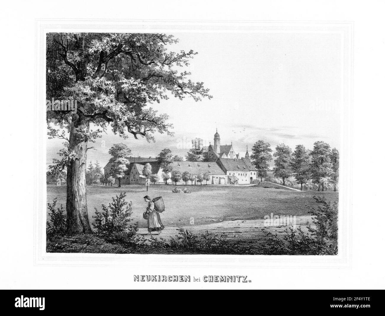 Schloss Neukirchen Stockfoto