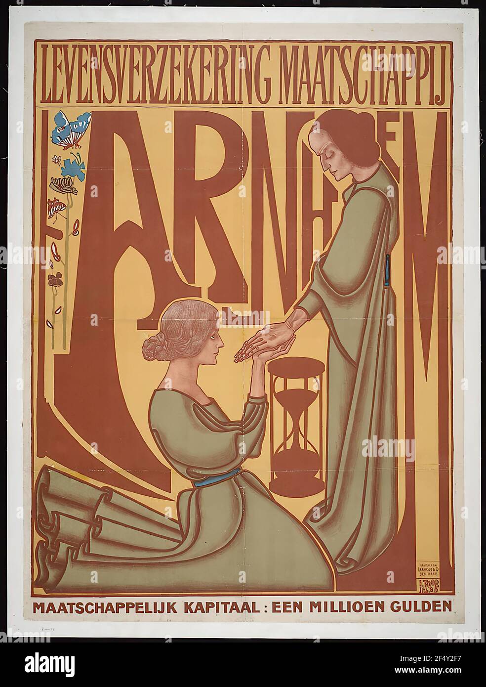 Jan Toorop - Arnhem Life Insurance Company C 1904 Stockfoto