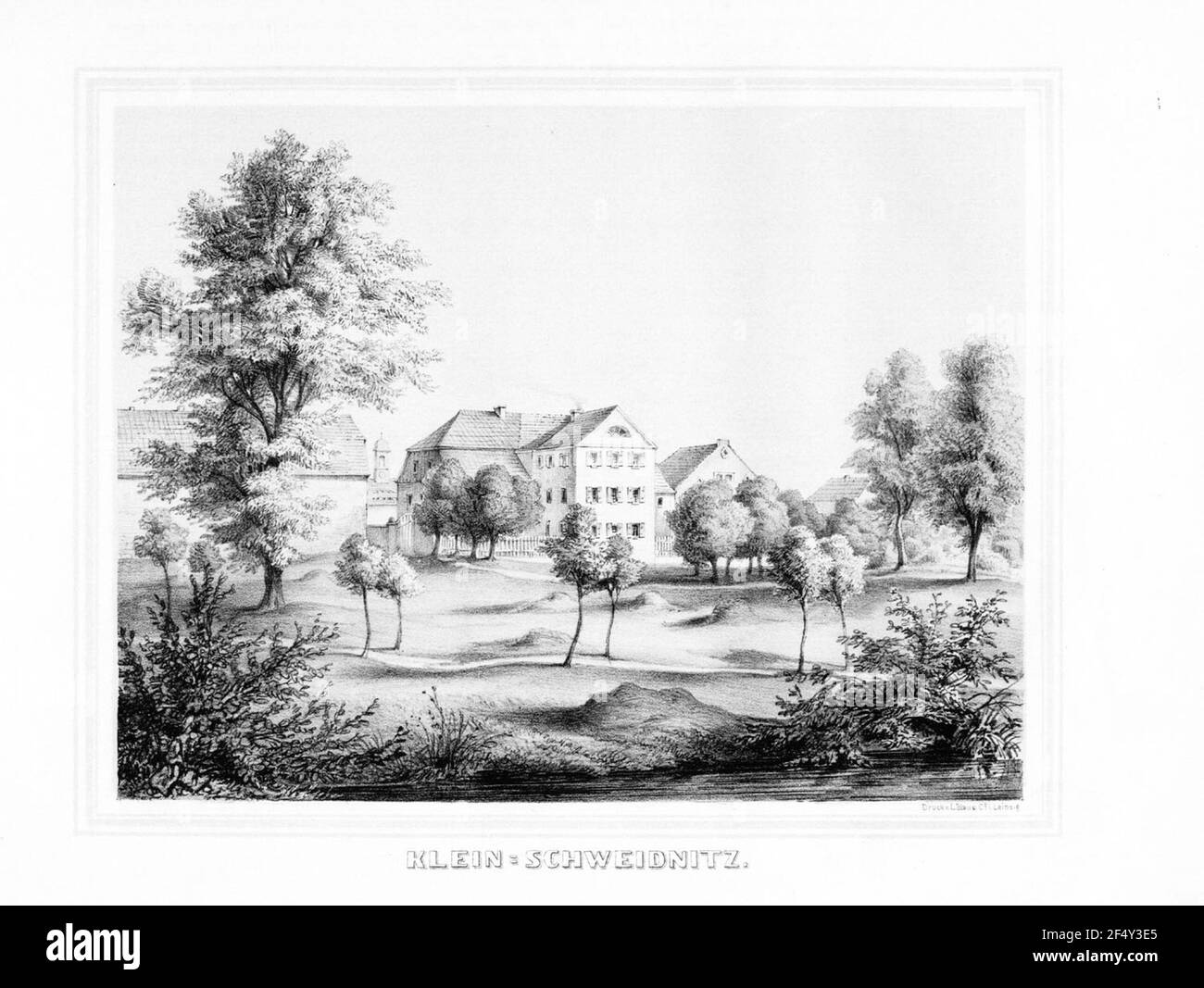 Kleinschweidnitz, Oberburkau Stockfoto