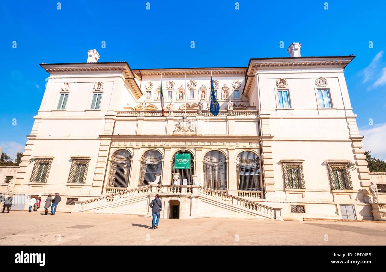 Galleria Borghese in der Villa Borghese Rom, Latium in Italien Stockfoto