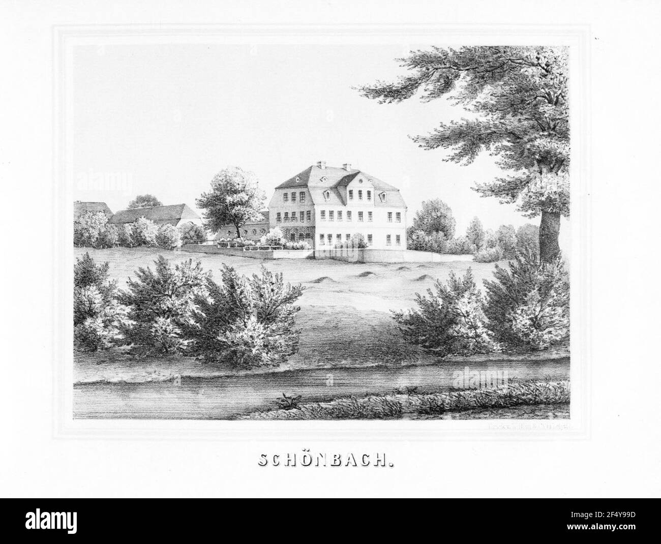 Schönbach Stockfoto