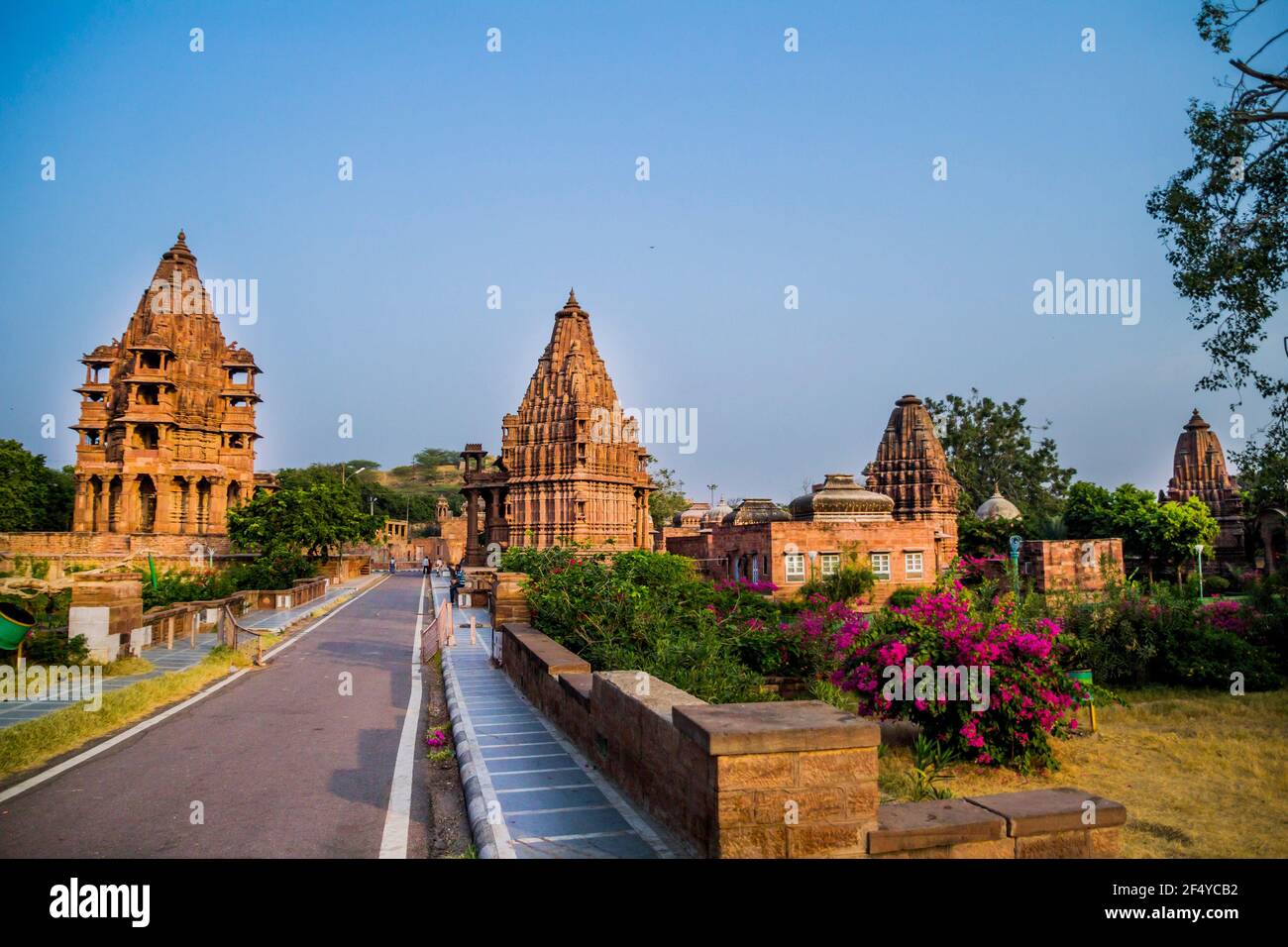 Tempel von Mandore Gärten, Jodhpur Stockfoto