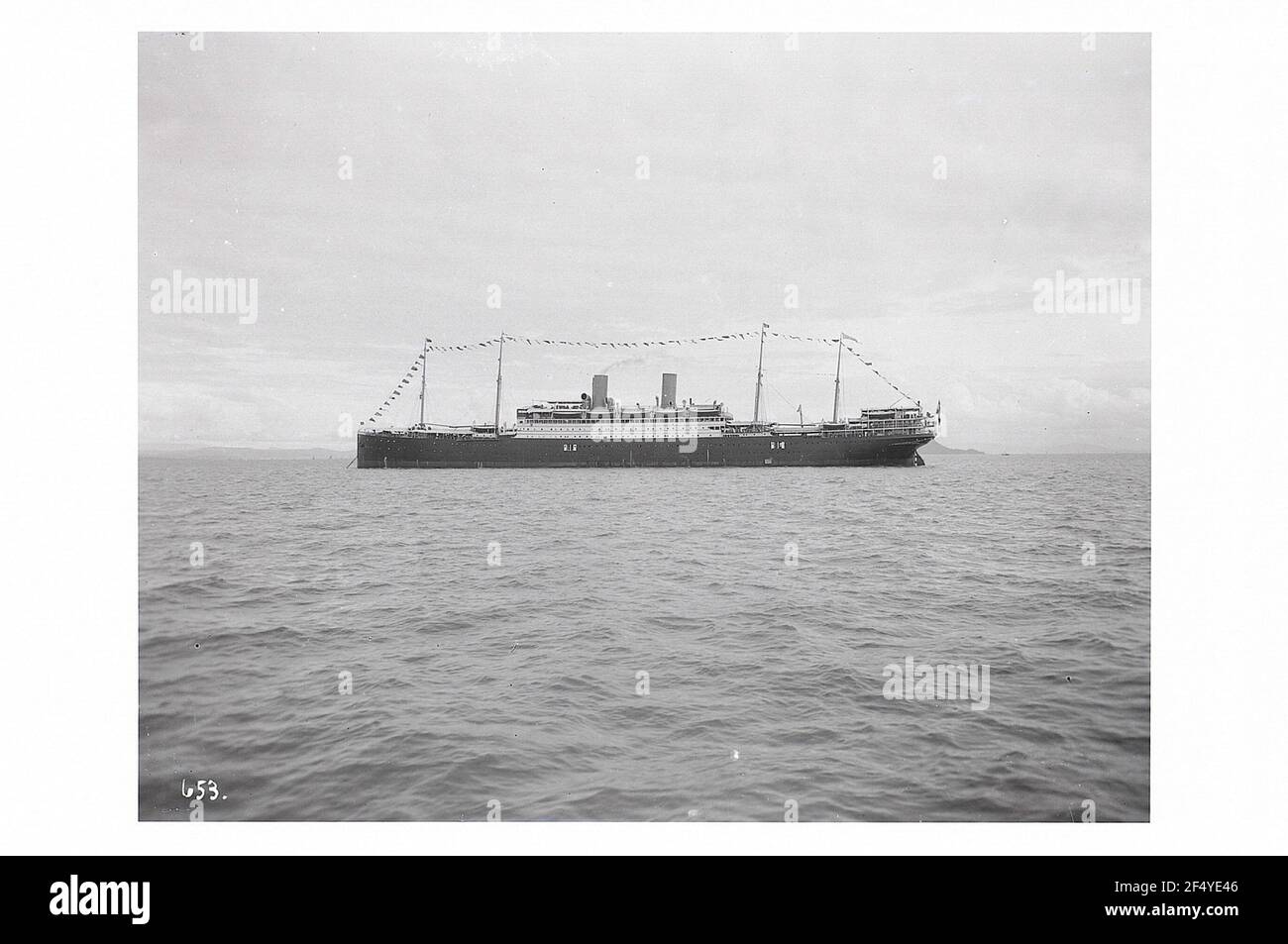 Hochsee-Passagierdampfer 'Cleveland' auf hoher See Stockfoto