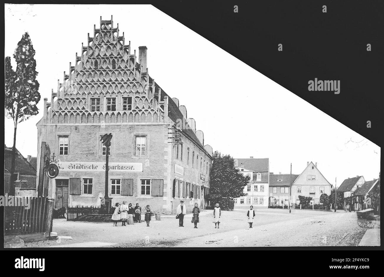 Mühlberg / Elbe. Rathaus Stockfoto